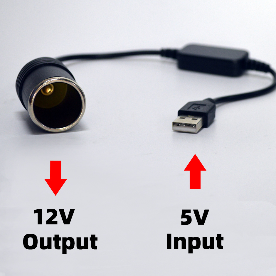 Accessories Experts Vape - สายแปลงไฟ QXN 5V เป็น 12V พร้อมสายต่อขยาย