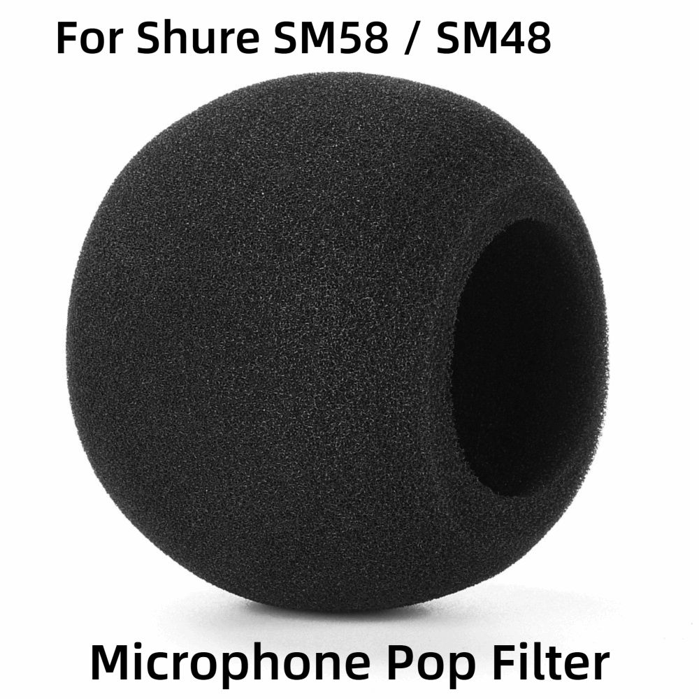 Shure Mic Sm58 - ฝาครอบไมโครโฟนแบบฟองน้ำกันลม สำหรับ Shure SM58 / SM48