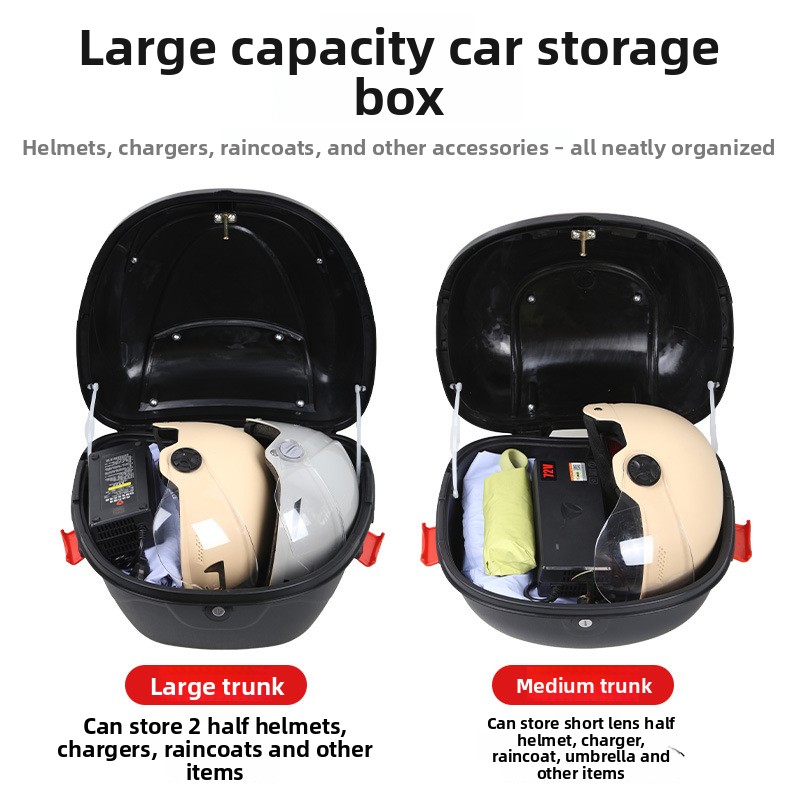 กล่องเก็บของสำหรับมอเตอร์ไซค์แ - Battery Case Storage บทวิจารณ์และราคา
