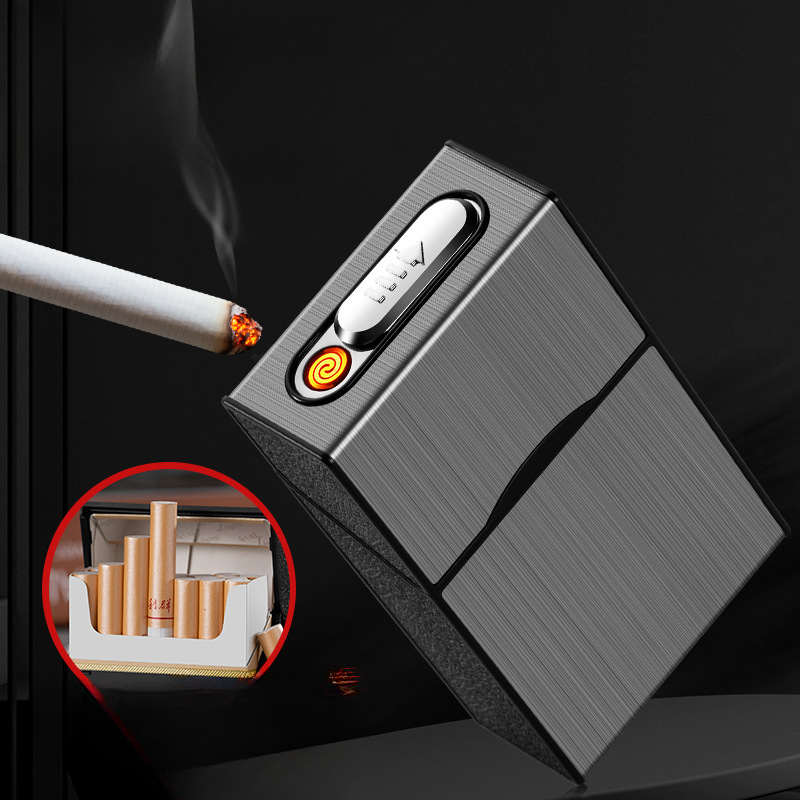 2 In 1 20 กรณีบุหรี่ไฟแช็ก USB - Accessories Experts Vape บทวิจารณ์และราคา