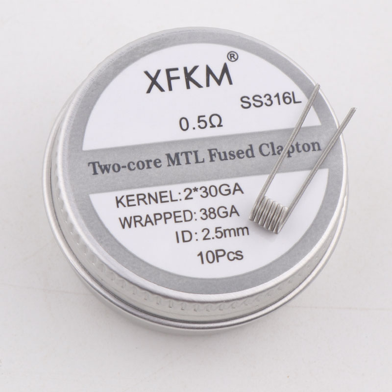 ใหม่ XFKM 10 ชิ้น/กล่อง NI80/A - Clapton Wire Pre Built บทวิจารณ์และราคา