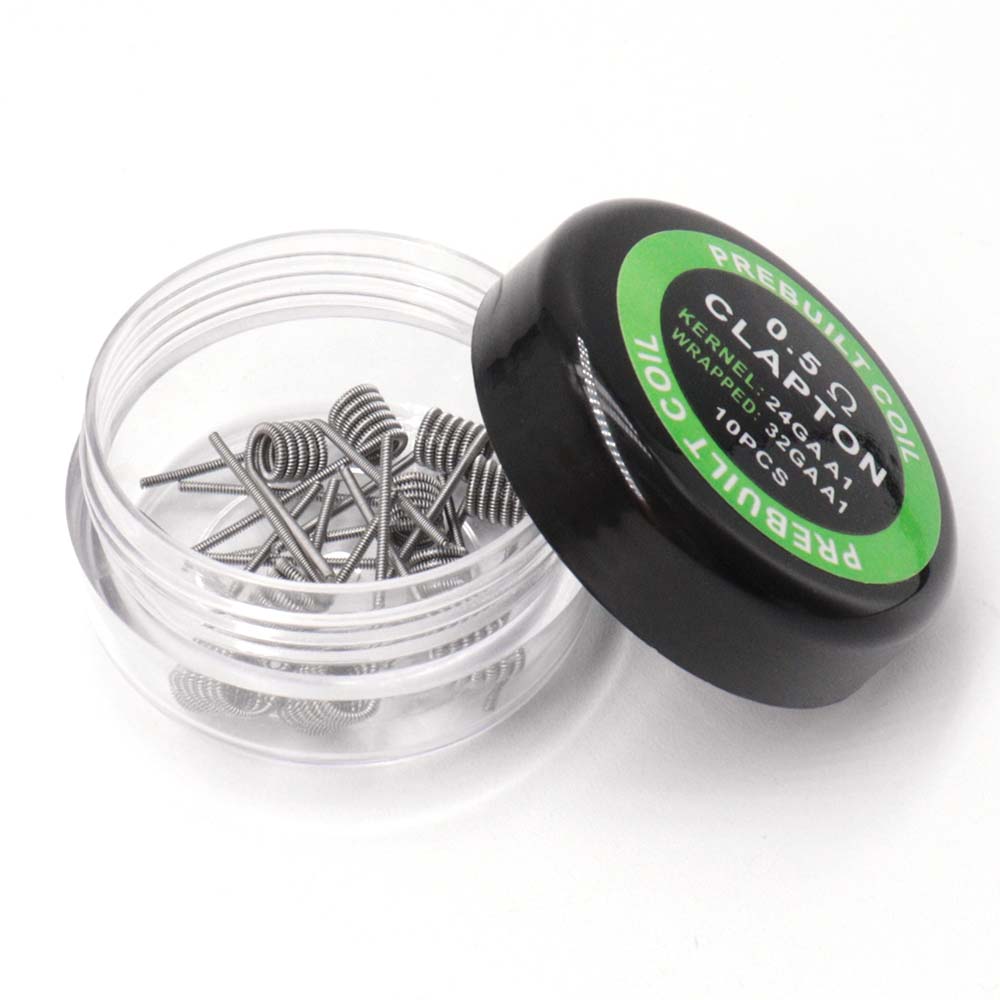 10 ชิ้น ขดลวดคอยล์สำหรับบุหรี่ - Clapton Wire Pre Built บทวิจารณ์และราคา